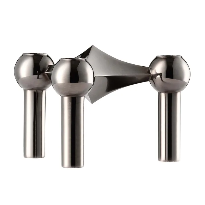 Nagel キャンドル ホルダー - Black chrome - STOFF Nagel