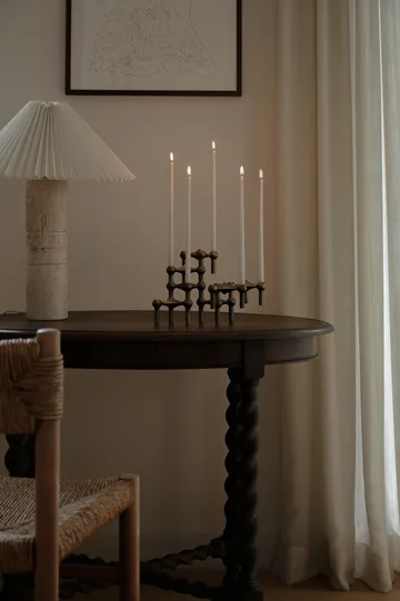 Nagel キャンドル ホルダー - Bronzed brass - STOFF Nagel