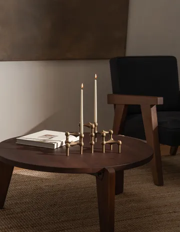 Nagel キャンドル ホルダー - Bronzed brass - STOFF Nagel