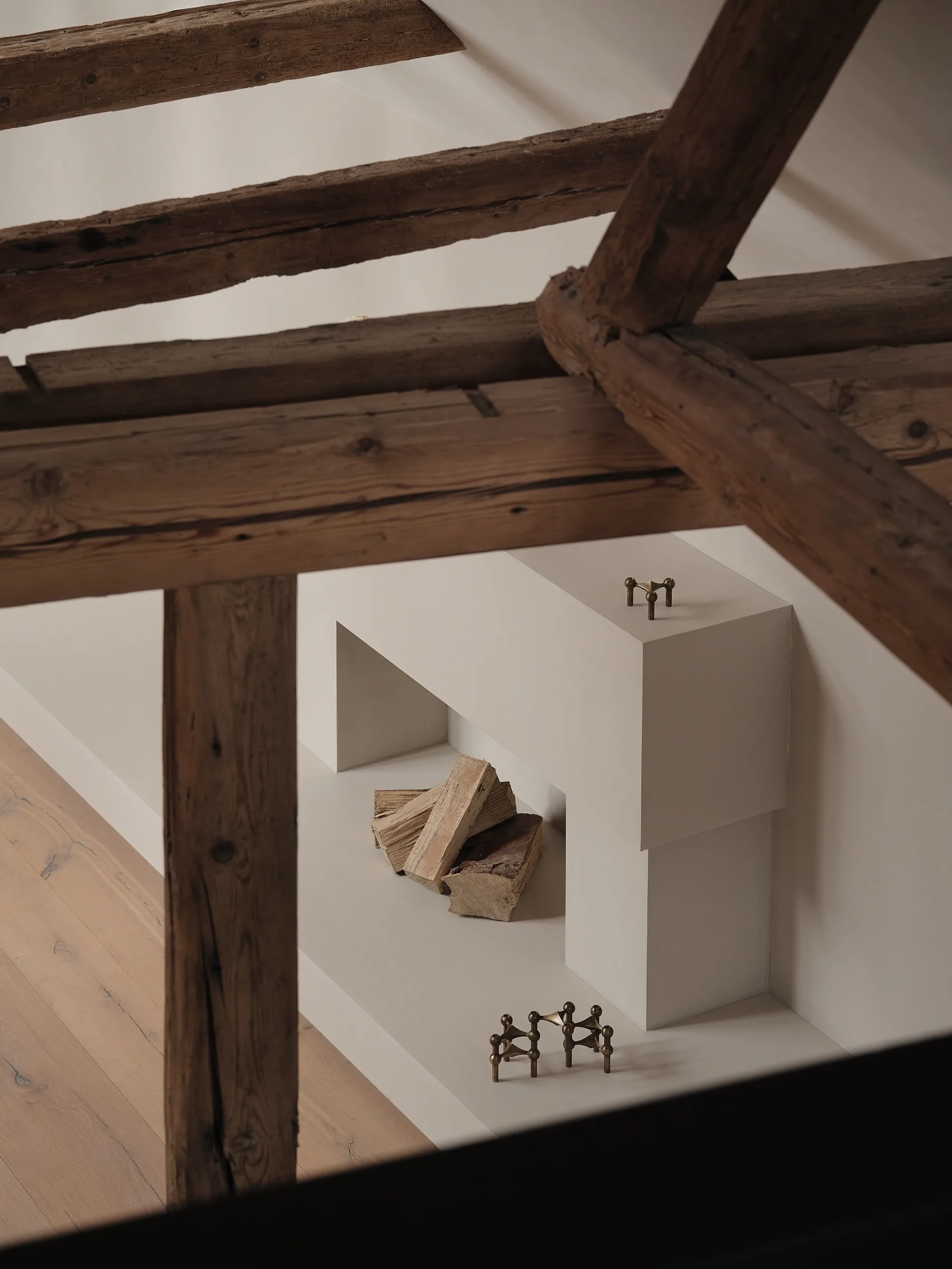 Nagel キャンドル ホルダー, Bronzed brass STOFF Nagel