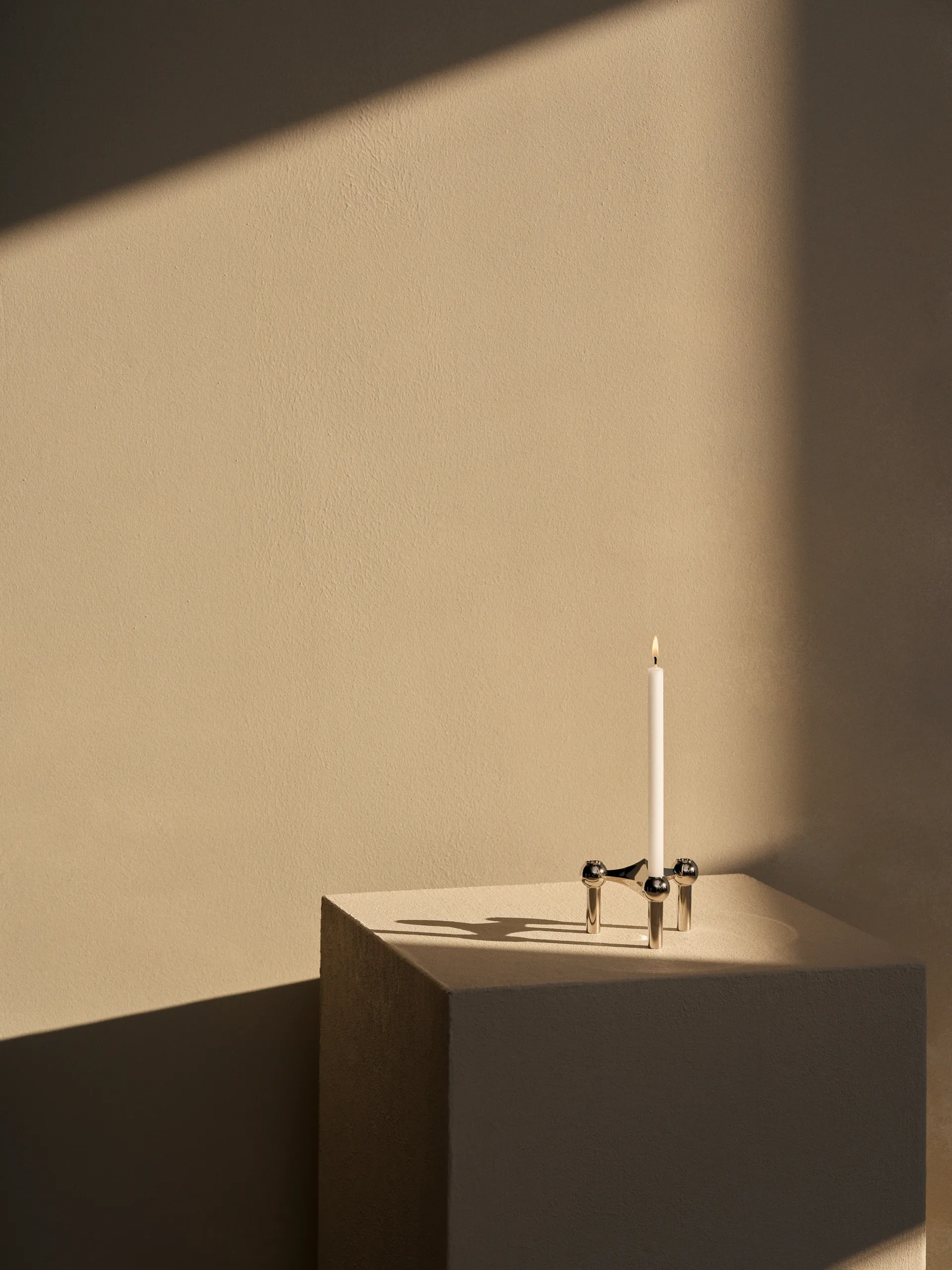 Nagel キャンドル ホルダー, chrome STOFF Nagel