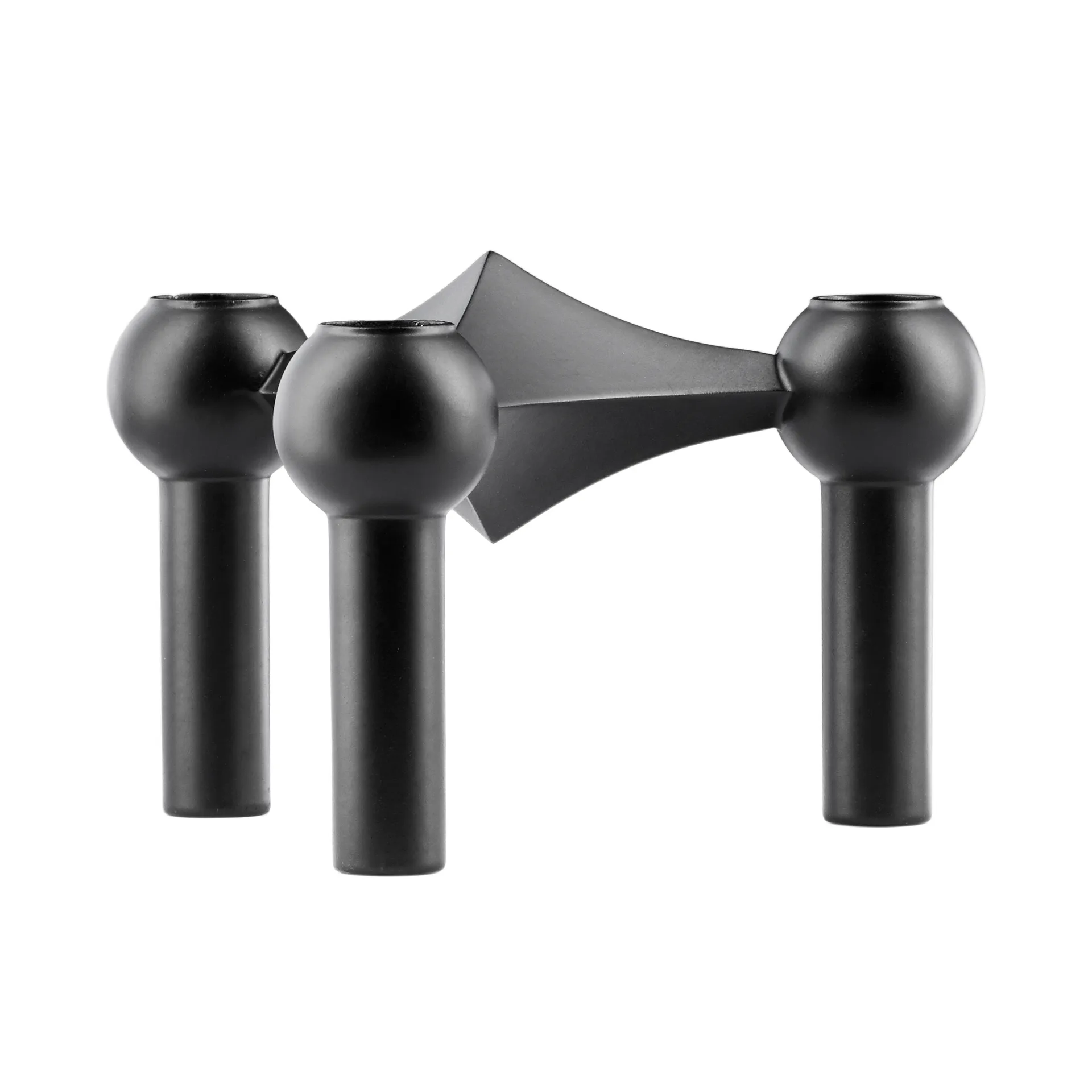Nagel キャンドル ホルダー, matte black STOFF Nagel