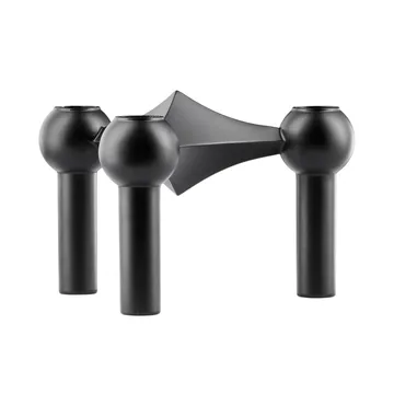 Nagel キャンドル ホルダー - matte black - STOFF Nagel