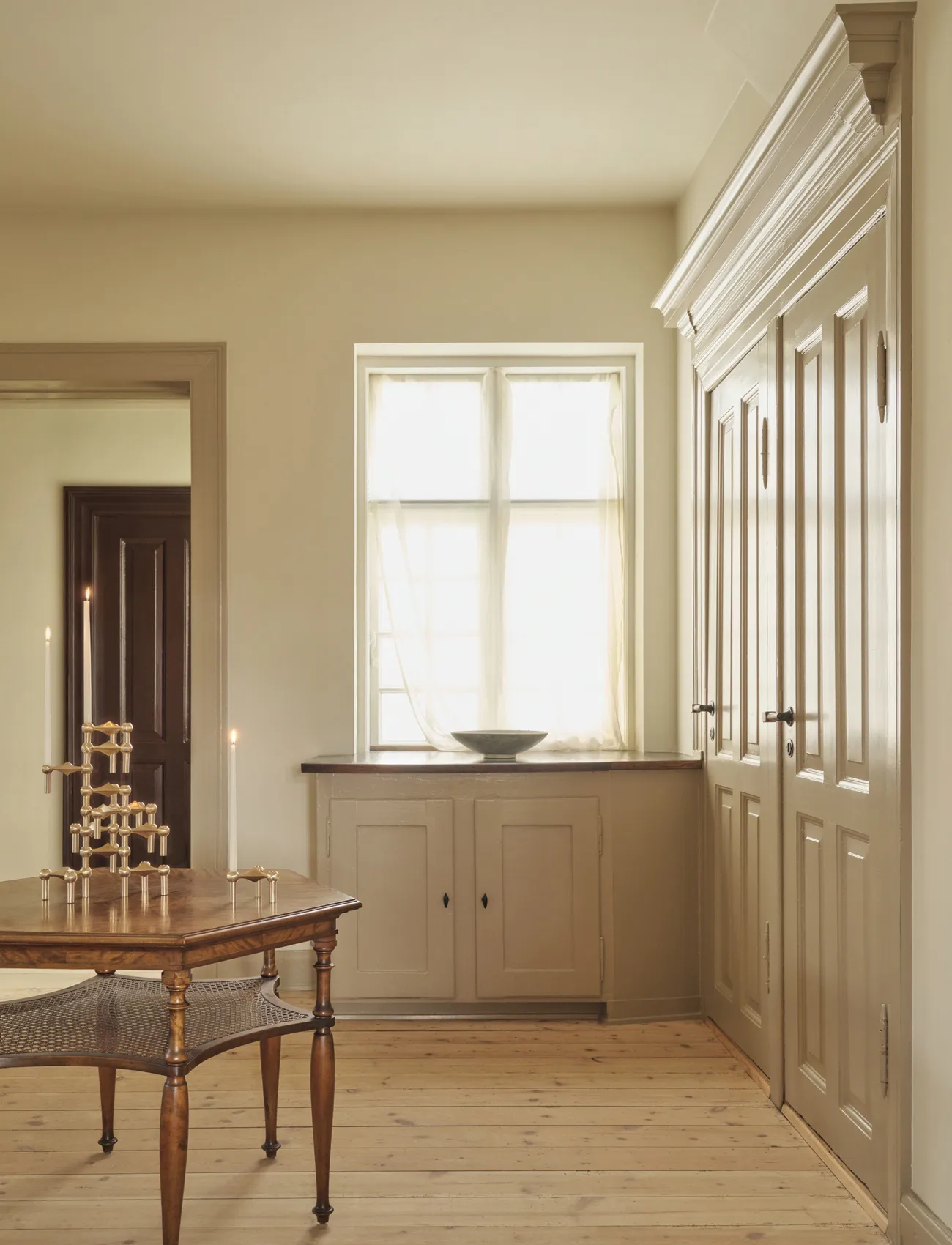 STOFF Nagel キャンドルホルダー 3個, Brushed brass STOFF Nagel