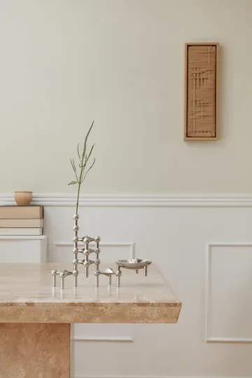 STOFF Nagel キャンドルホルダー 3個 - chromium - STOFF Nagel