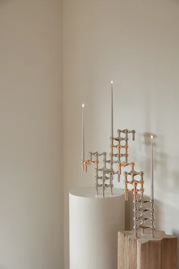 STOFF Nagel キャンドルホルダー 3個 - Rosé gold - STOFF Nagel