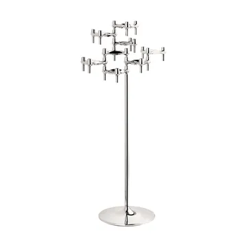 STOFF Nagel フロアキャンドルホルダー 70 cm - Chrome - STOFF Nagel