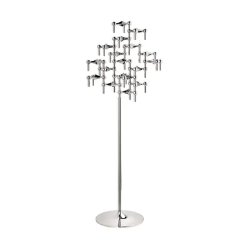 STOFF Nagel フロアキャンドルホルダー 70 cm - Chrome - STOFF Nagel