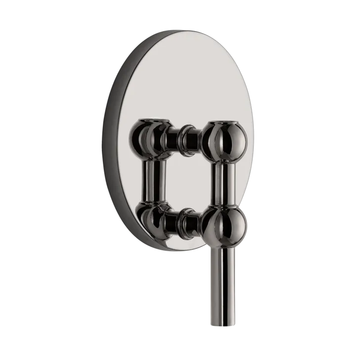 STOFF Nagel ウォールキャンドルホルダー - Black chrome - STOFF Nagel