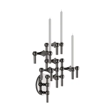 STOFF Nagel ウォールキャンドルホルダー - Black chrome - STOFF Nagel