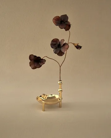 STOFF Nagel 花瓶 - Brass - STOFF Nagel