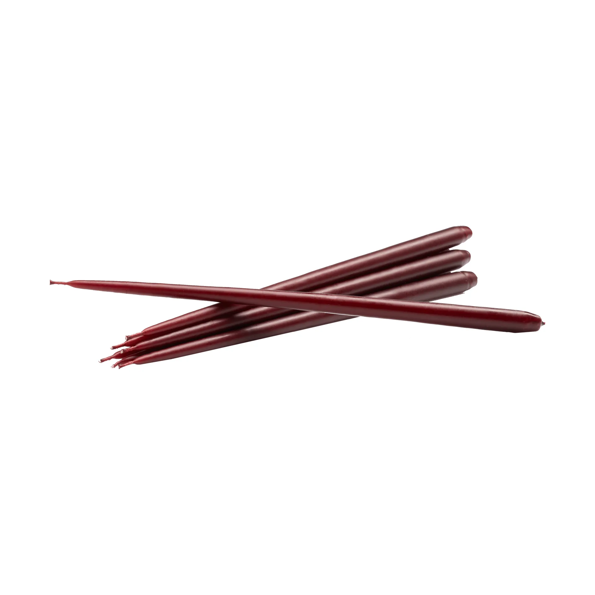 STOFF Nagel テーパードキャンドル by ester & erik 6本セット, Burgundy red STOFF Nagel
