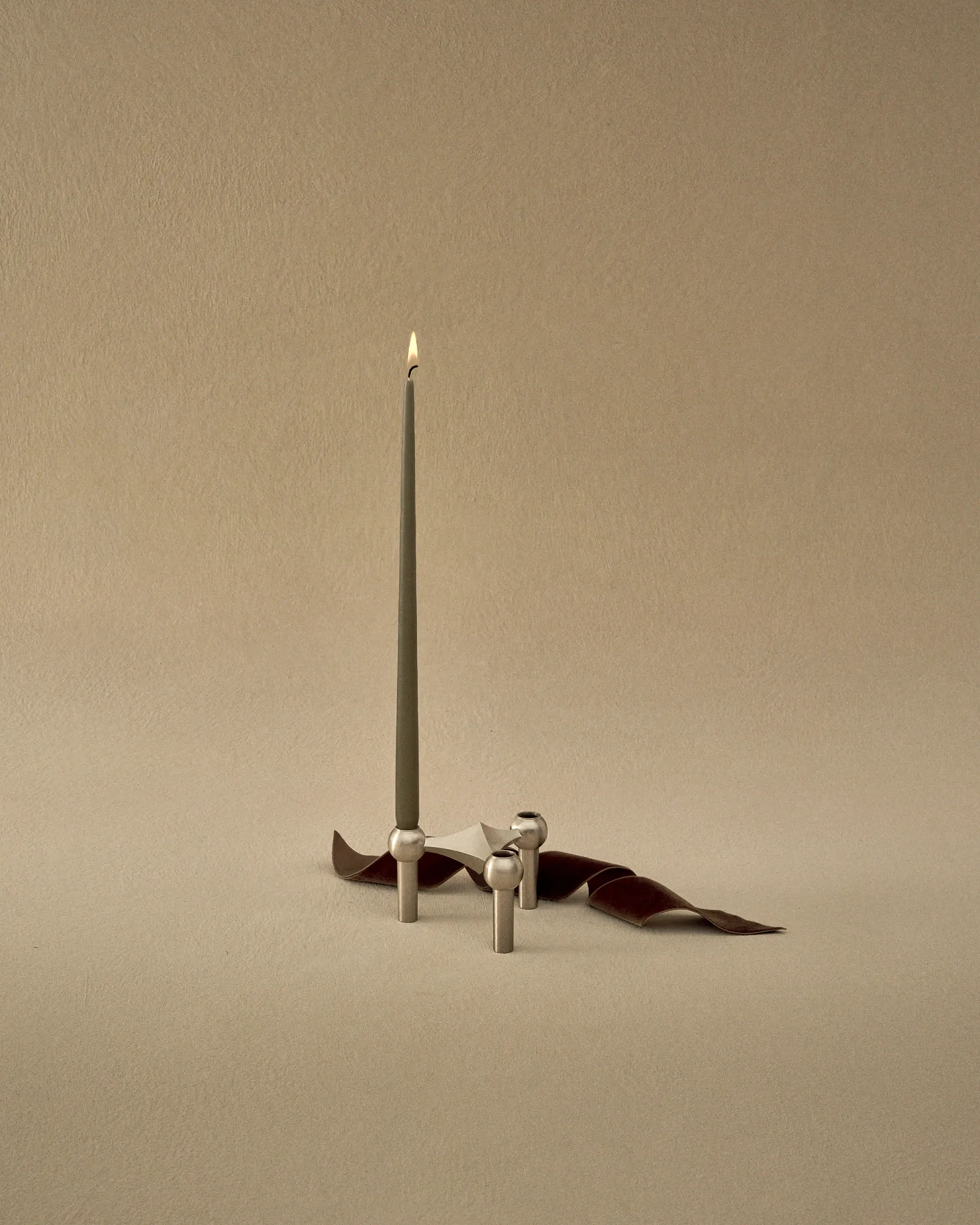 STOFF Nagel テーパードキャンドル by ester & erik 6本セット, Dusty green STOFF Nagel