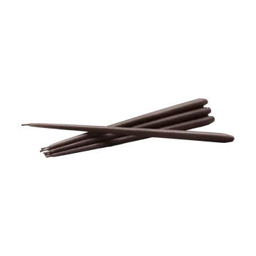 STOFF Nagel テーパードキャンドル by ester & erik 6本セット - Espresso - STOFF Nagel