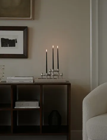 STOFF Nagel テーパードキャンドル by ester & erik 6本セット - Espresso - STOFF Nagel