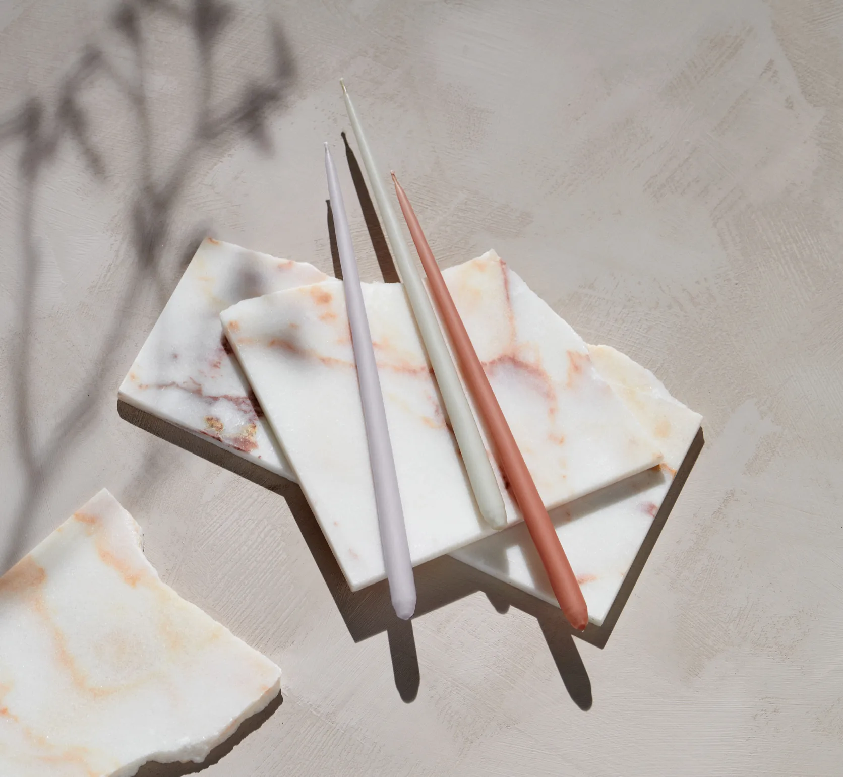 STOFF Nagel テーパードキャンドル by ester & erik 6本セット, Light lavender STOFF Nagel