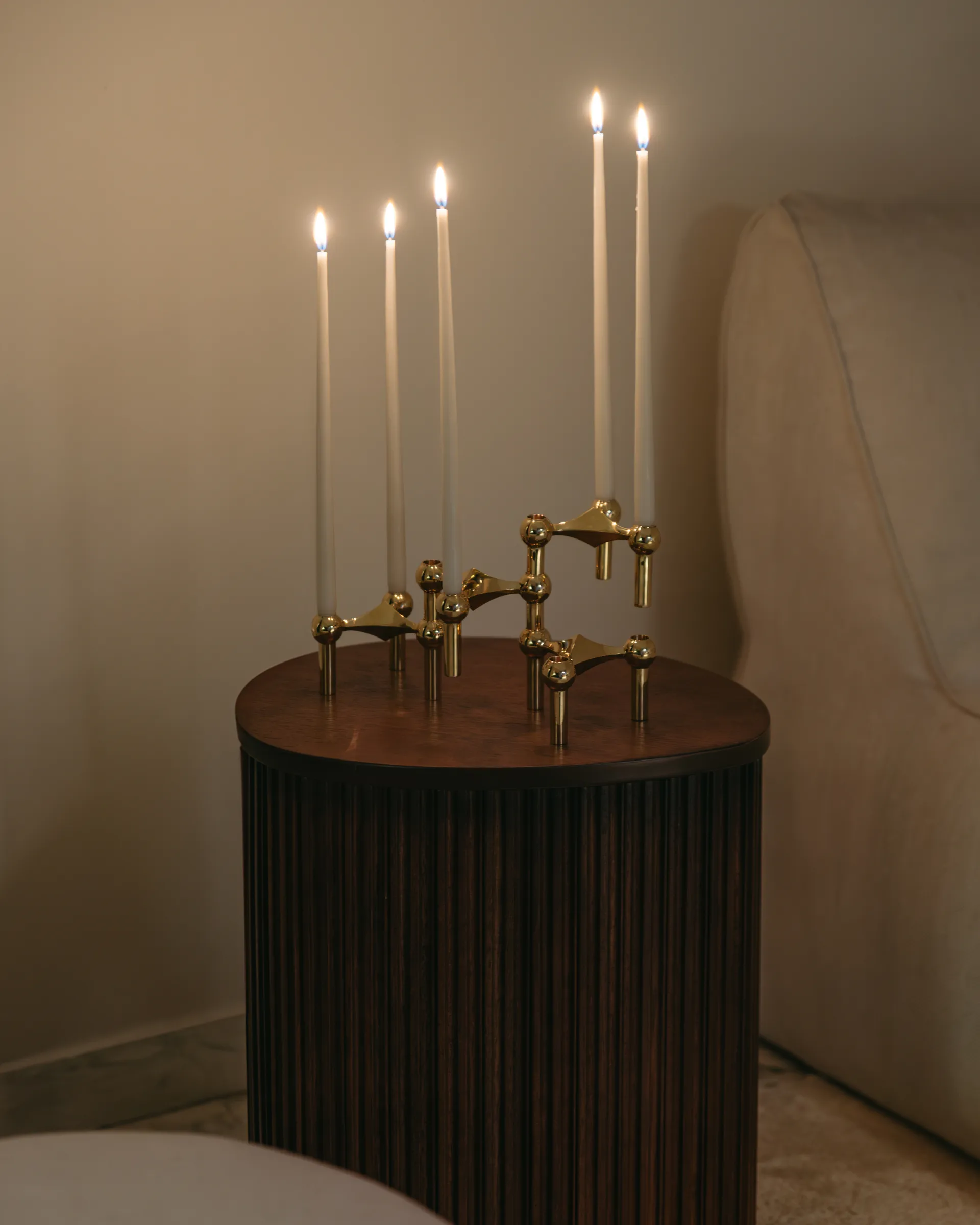 STOFF Nagel テーパードキャンドル by ester & erik 6本セット, Off-white STOFF Nagel