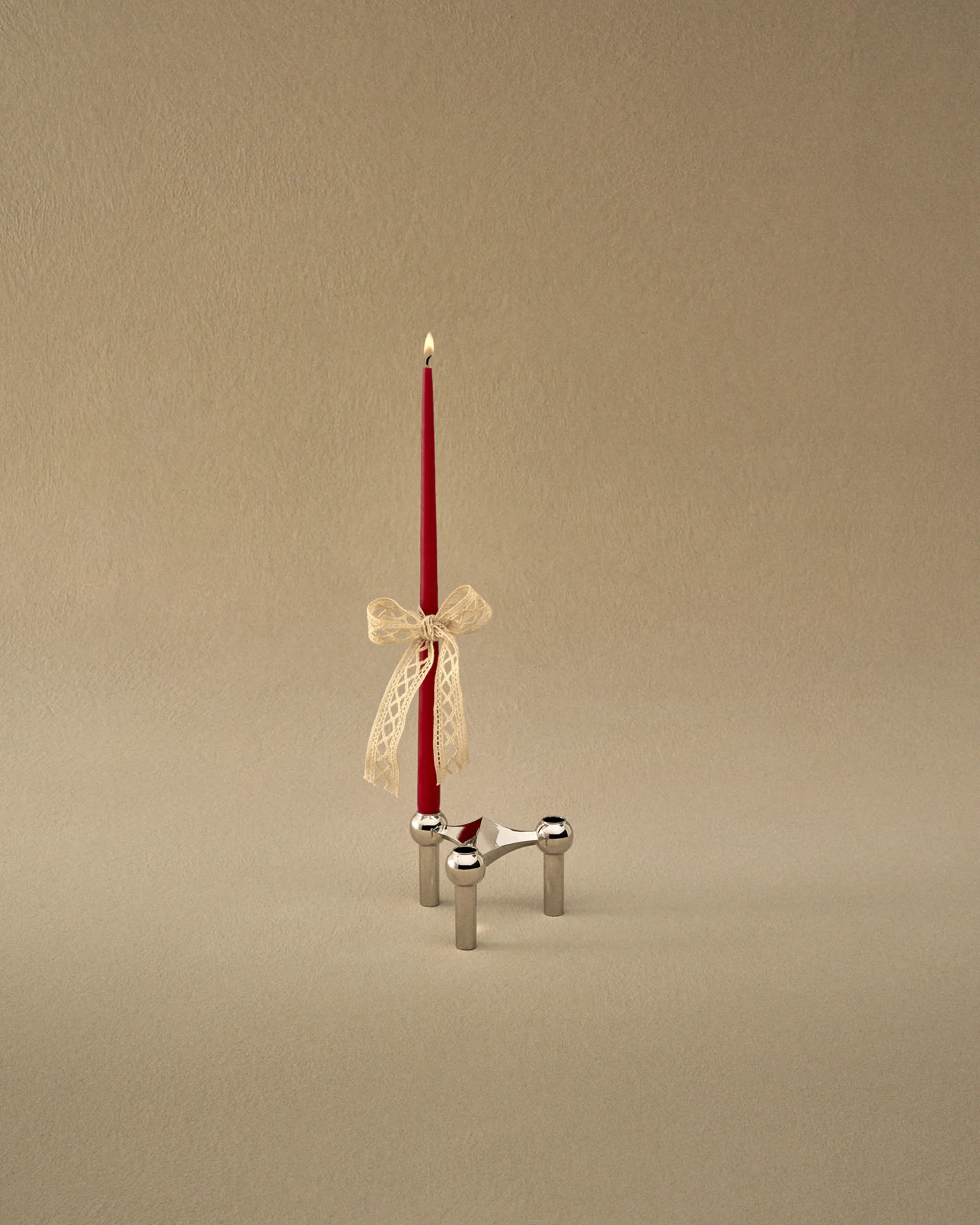 STOFF Nagel テーパードキャンドル by ester & erik 6本セット, Red STOFF Nagel