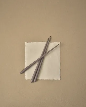 STOFF Nagel テーパードキャンドル by ester & erik 6本セット - Warm grey - STOFF Nagel