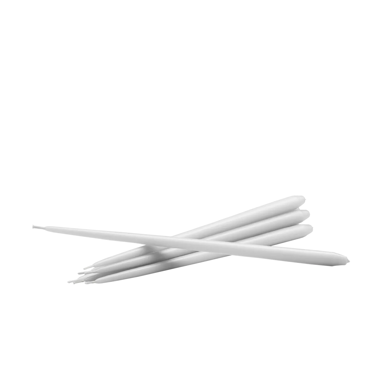 STOFF Nagel テーパードキャンドル by ester & erik 6本セット, White STOFF Nagel