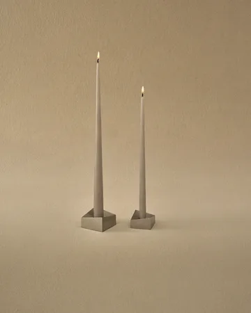 STOFF Nagel リフレクト キャンドルホルダー L 3.2 cm - Chrome - STOFF Nagel