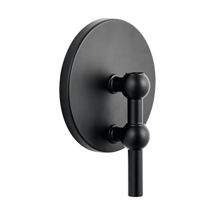 STOFF Nagel ウォールキャンドルホルダー - Matte Black - STOFF Nagel