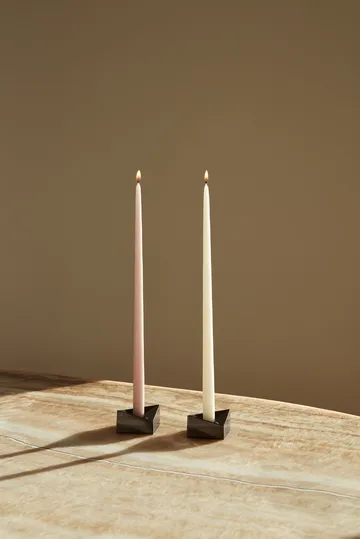 STOFF Nagel リフレクト キャンドルホルダー S 2.7 cm - Black chrome - STOFF Nagel