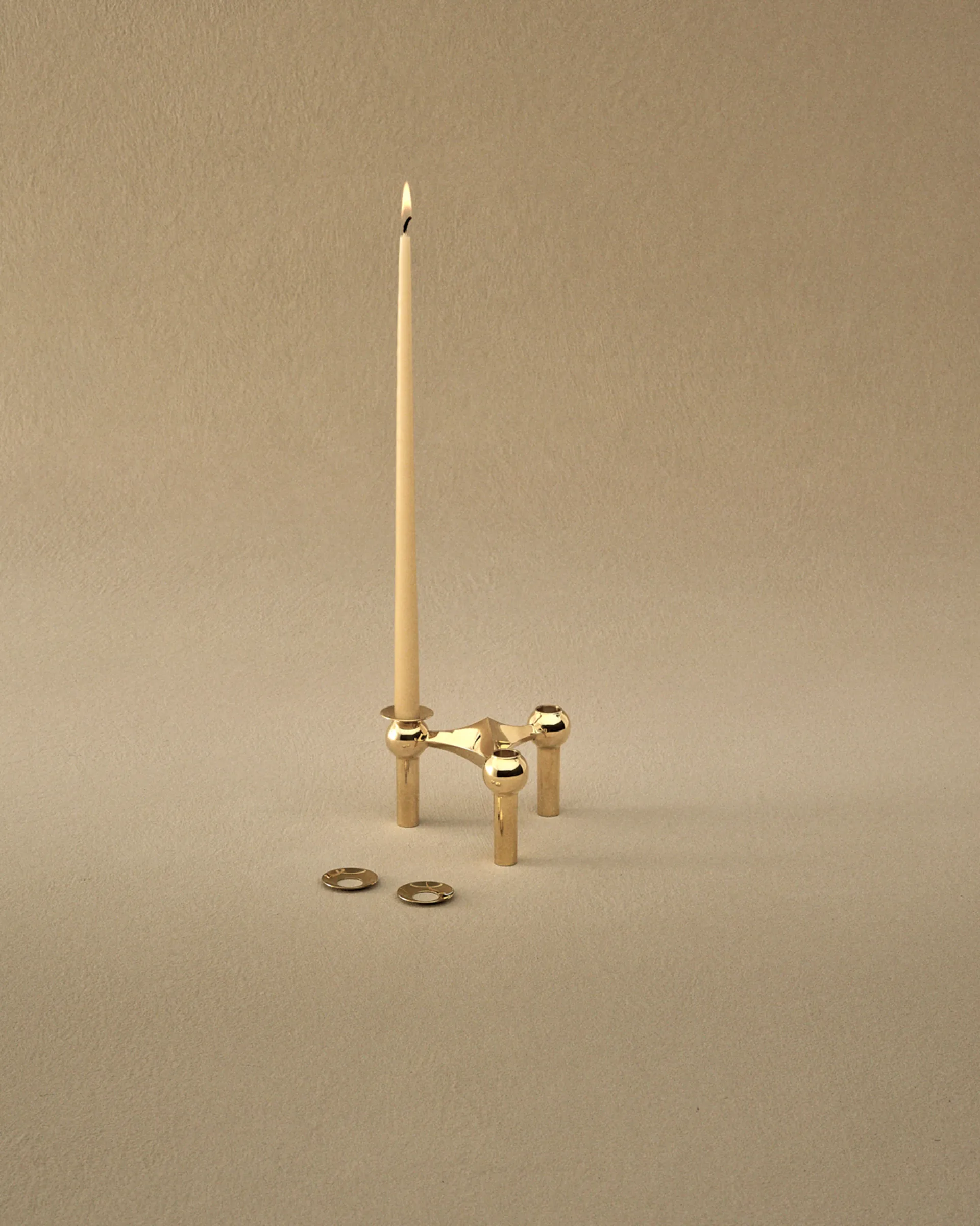 STOFF Nail キャンドルカフ 3個, Solid brass STOFF Nagel