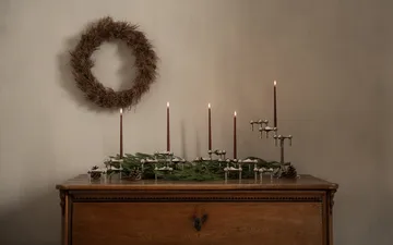 STOFF テーパードキャンドル by ester & erik 6本セット - Burgundy red - STOFF | ストフ