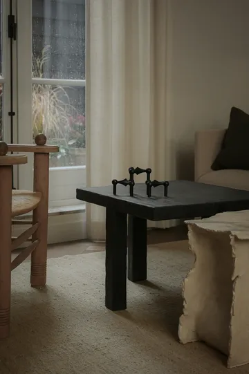 STOFF Nagel キャンドルホルダー 3個 - black - STOFF | ストフ