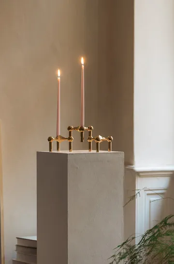 STOFF Nagel キャンドルホルダー 3個 - brass - STOFF | ストフ