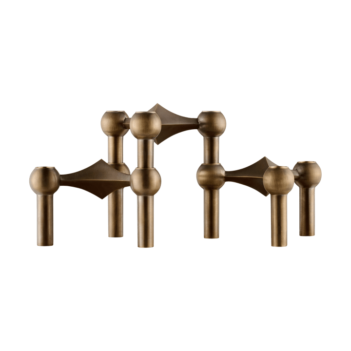 STOFF Nagel キャンドルスティック 3パック - Bronzed brass - STOFF | ストフ