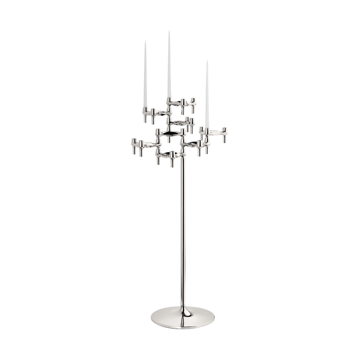 STOFF Nagel フロアキャンドルスティック 70 cm, Chrome STOFF | ストフ