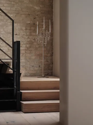 STOFF Nagel フロアキャンドルホルダー 70 cm - Chrome - STOFF | ストフ