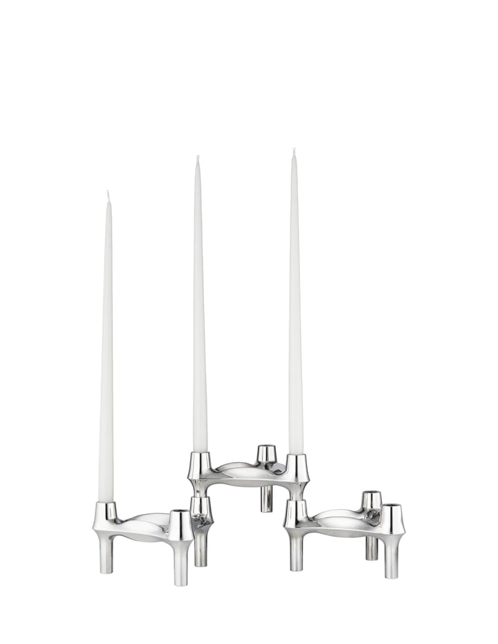 STOFF Nagel BMF キャンドルホルダー 3パック, Chrome STOFF | ストフ
