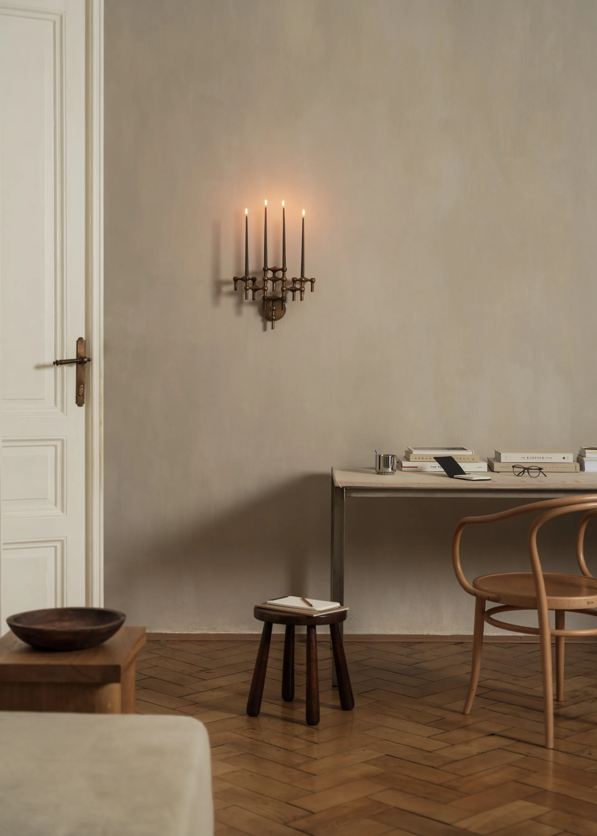 STOFF Nagel ウォールキャンドルホルダー, Bronzed brass STOFF | ストフ