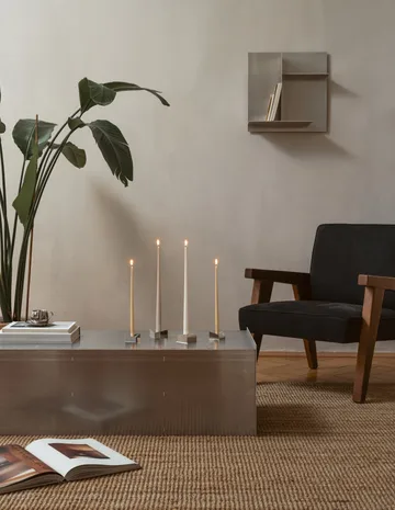 STOFF Nagel リフレクト キャンドルホルダー S 2.7 cm - Chrome - STOFF | ストフ