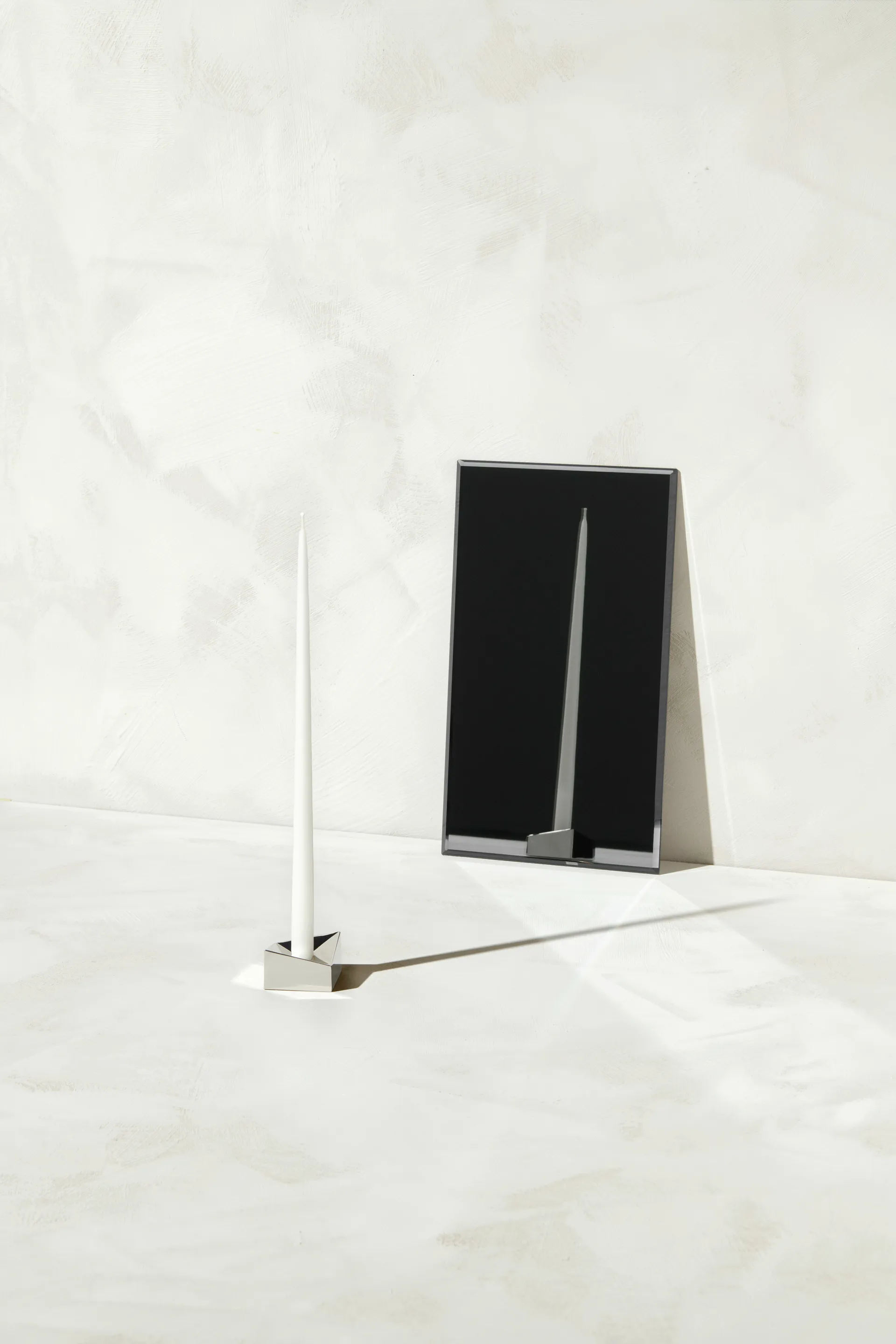 STOFF Nagel リフレクト キャンドルホルダー S 2.7 cm, Chrome STOFF | ストフ