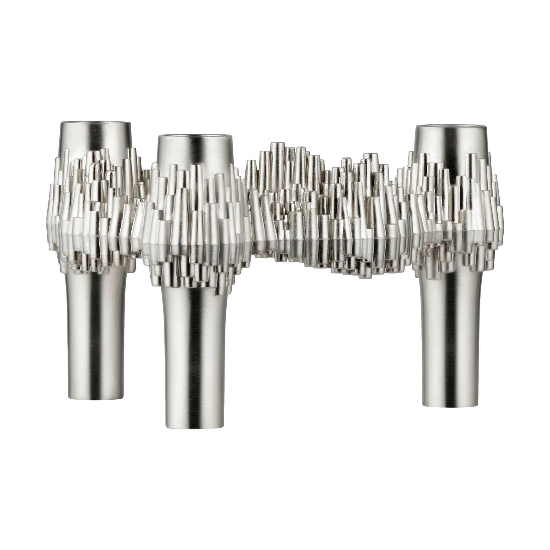 STOFF Quist キャンドルホルダー, Brushed chrome STOFF | ストフ