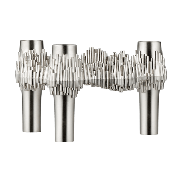 STOFF Quist キャンドルホルダー - Brushed chrome - STOFF | ストフ