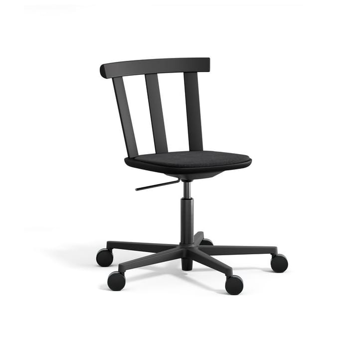 Alt チェア 回転ベース 布張りシート バーチ - Hallingdal 65-180 black-matte black 99 - Stolab