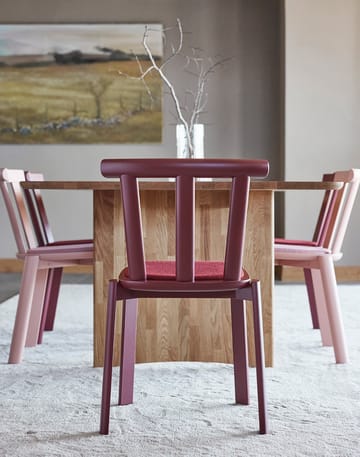 Alt チェア バーチ張りシート - Hallingdal 65-694 maroon-lingonberry 19 - Stolab