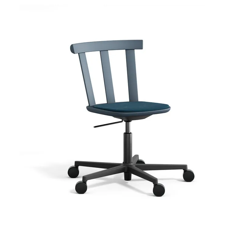 Alt チェア 回転ベース 布張りシート バーチ, Vidar 4, 733 blue-thunder 66 Stolab