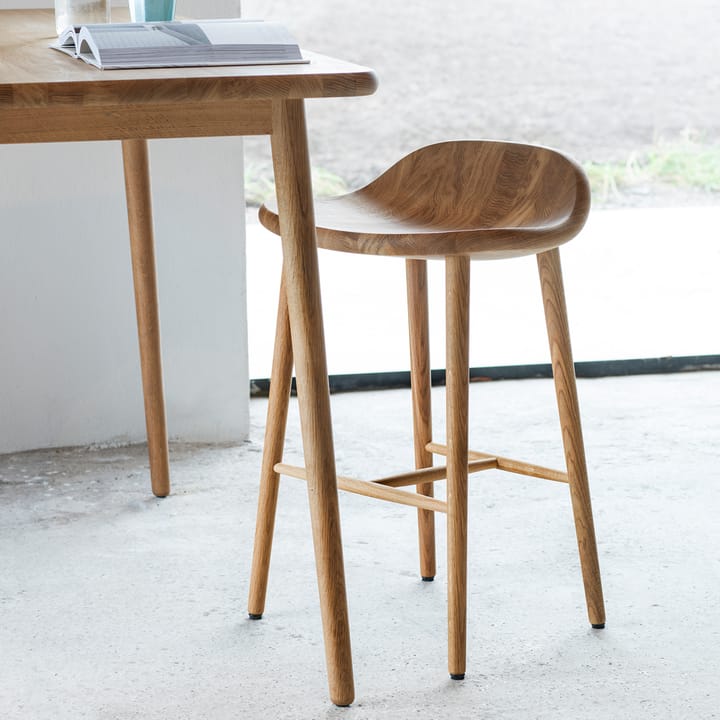 Miss Holly バースツール, Oak light matte lacquered Stolab