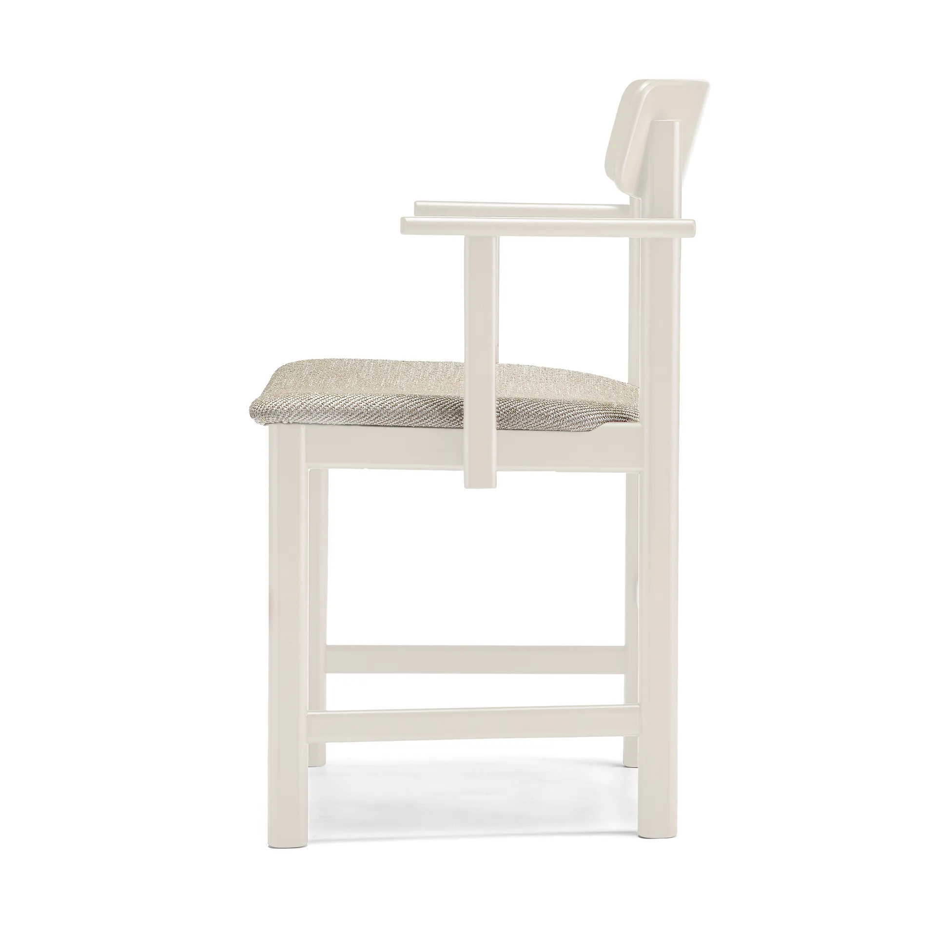 Pal アームチェア, Birch light matte lacquer–driftwood Stolab