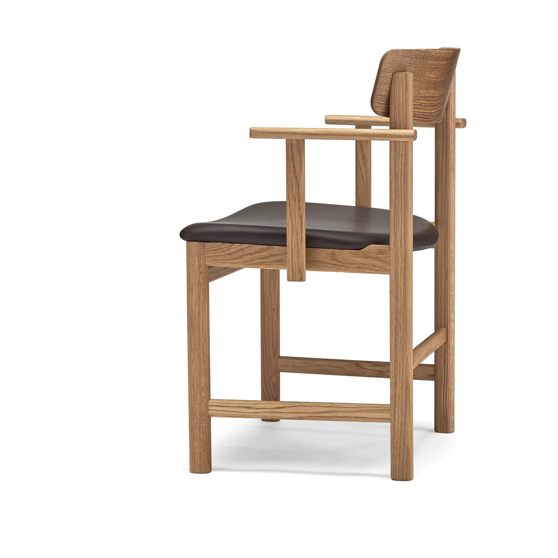 Pal アームチェア, Oak natural oil-Elmosoft 93129 Stolab