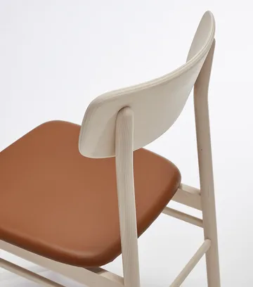 Prima Vista チェア - Elmosoft leather 43807 cognac-birch light matte finish - Stolab