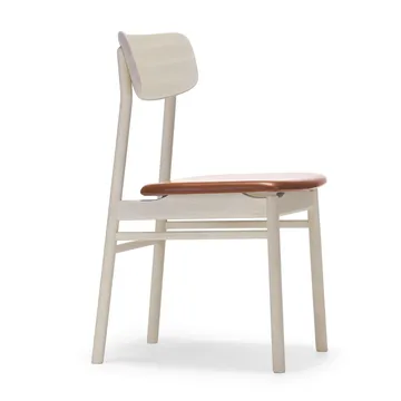 Prima Vista チェア - Elmotique leather 43807 cognac-birch light matte finish - Stolab