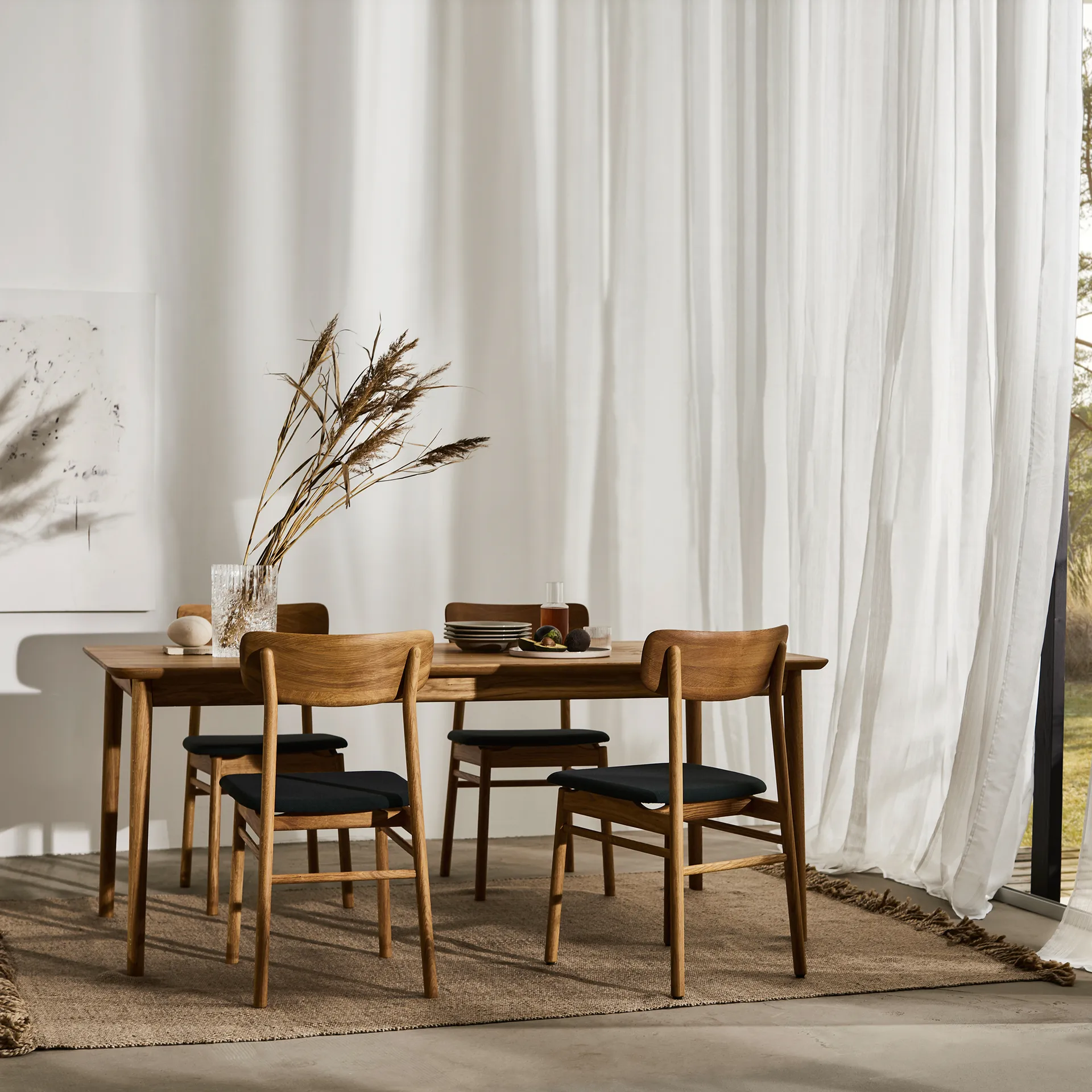 Prima Vista チェア, Elmotique leather 43807 cognac-birch light matte finish Stolab