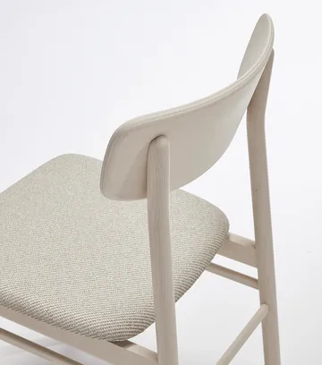Prima Vista チェア white-oiled birch - Textile Atto Driftwood V3576/01 grey - Stolab